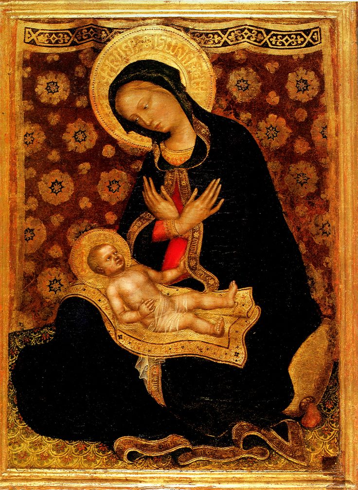 Gentile da Fabriano, Madonna of Humility (Madonna col Bambino), 1415-1416