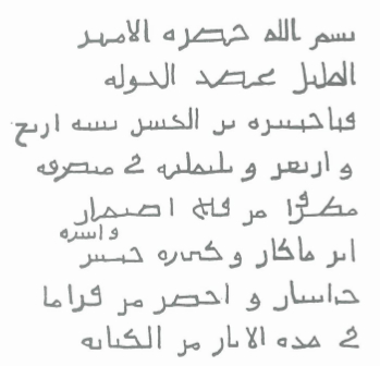 Transcription of the second inscription by 'Adud al-Dawla, Persepolis 344/955 © Sheila Blair