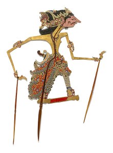 Javanese people - Shadow puppet [wayang gedog], late 19th century | National Gallery of Australia NGA 73.584.9