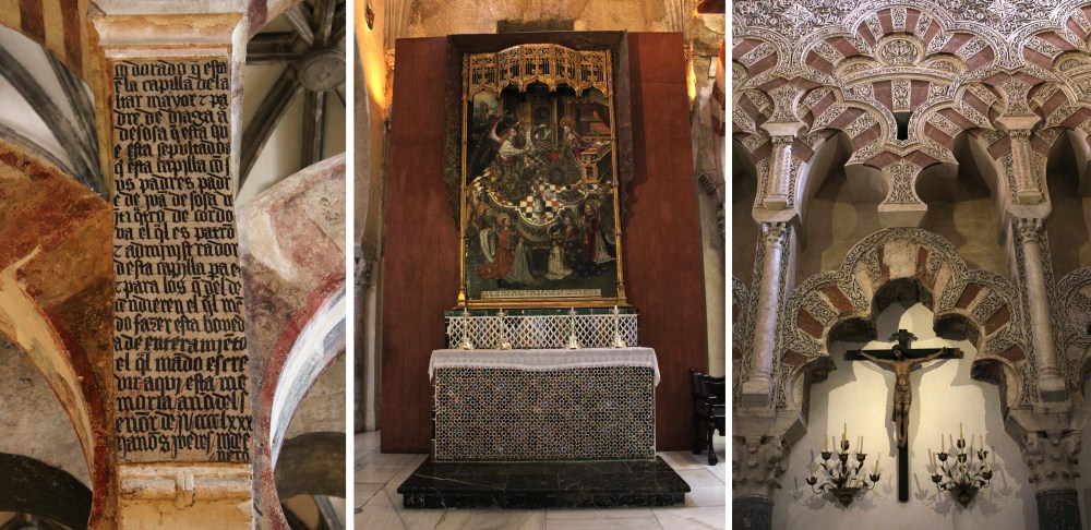 The cultural mix in the Mosque-Cathedral of Cordoba.